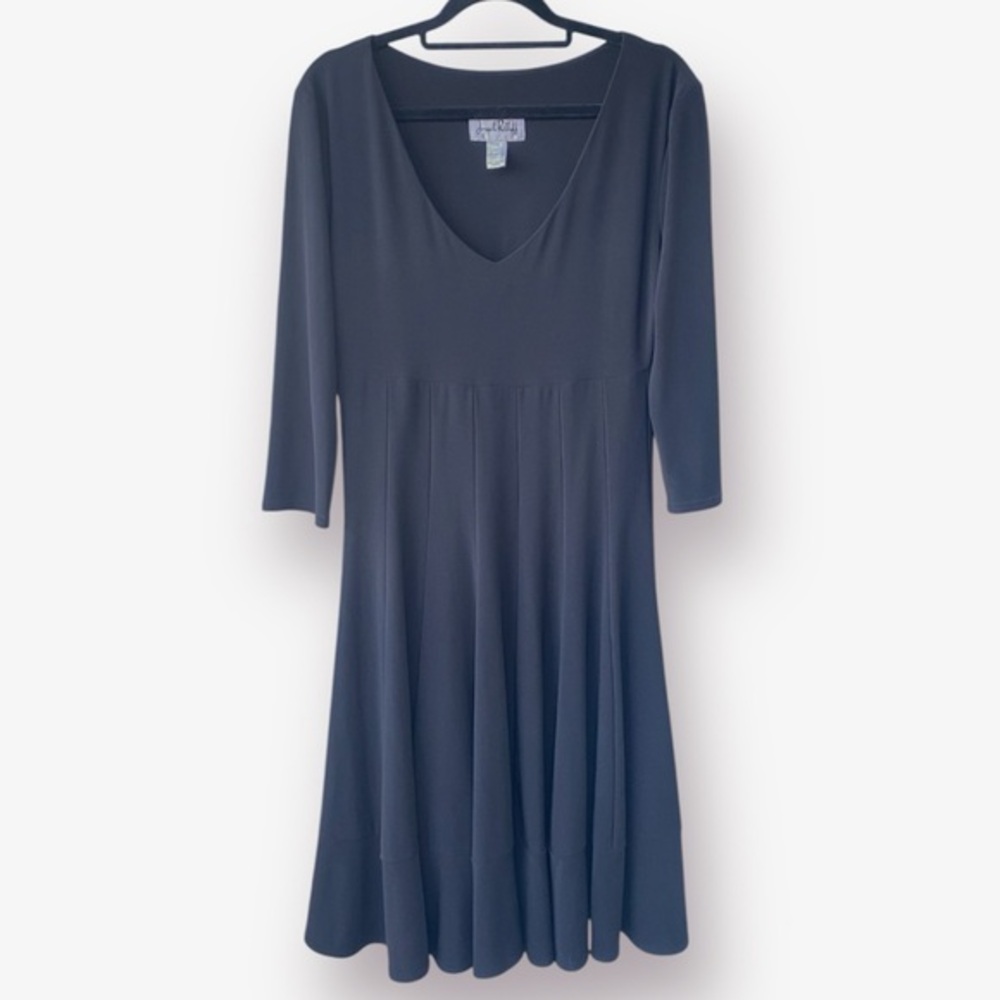 Joseph Ribkoff Black Midi Dress Size 10